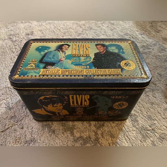 Elvis Metallic Impressions Collector Card Tins - Picture 4 of 4